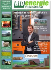 couverture magazine bioenergie international no 16 nov-dec 2011