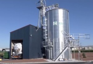 Silo de granulés en vrac, fourni par Phénix Rousies, photo CPE Bardout