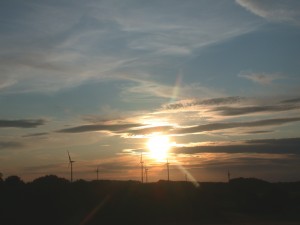 Ferme éolienne, photo Isabelle Douard