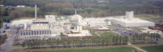 Usine de fermentation Novozymes à Franklinton aux Etats-Unis