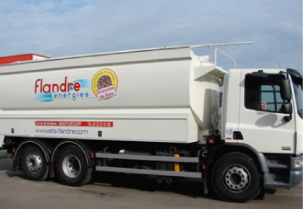 Camion souffleur de granulés des Ets Flandre