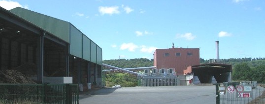 Le site de la chaufferie de Felletin, photo Soccram