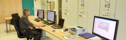 Michel Ranc, chef d'exploitation de la centrale BioEnergie Lozère, photo Frédéric Douard