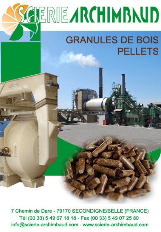 Granulés de bois / pellets Archimbaud