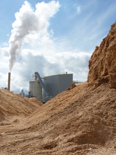 Usine de granulés de bois de Arlanc, photo Frédéric Douard