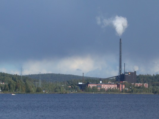 Centrale du réseau de chaleur biomasse de Jyväskylä-Rauhalahti, 300 MW - Photo Frédéric Douard