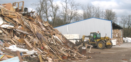 Plateforme de recyclage, photo Frédéric Douard