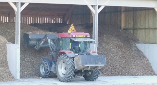 Stockage de la chaufferie du Gouray