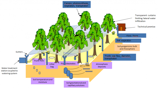 Instrumentation de suivi du fonctionnement biologique et biogéochimique