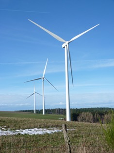 Eoliennes du Levezou, France, photo Frédéric Douard