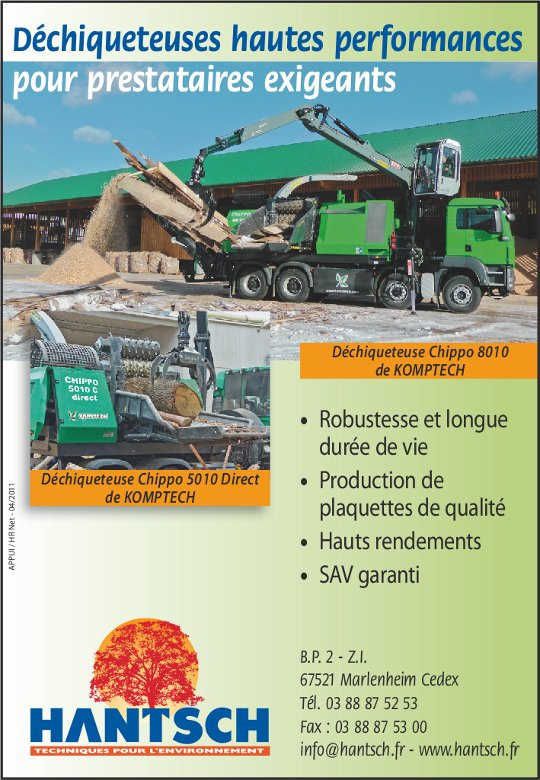 Déchiqueteuses hautes performances, Hantsch