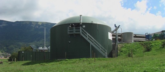 Méthaniseur du Gaec des Châtelets à Gruffy, photo Domaix Energie