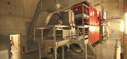 La chaufferie du CHU de Limoges, photo COMPTE R.