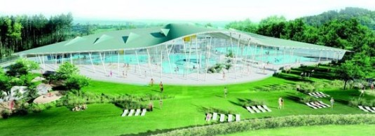 Phil'Auvergne, le centre aqualudique du Puy-en-Velay qui ouvrira au public en juin 2012