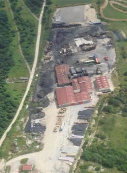 L'actuel site de production de Carbonex au Brésil
