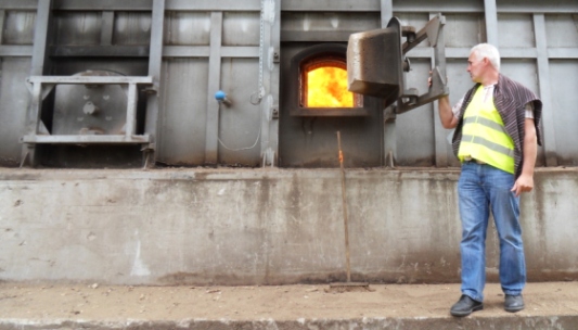 Foyer polycombustibles de la Coopédom à Domagné, photo Gilles Gauthier, ValBiom