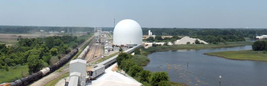Le silo Enviva au port Chesapeake, photo Enviva