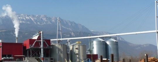 Usine de granulation Alpes Energie Bois, photo Frédéric Douard