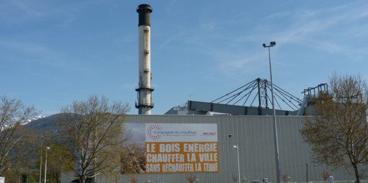 Chaufferie de la Villeneuve à Grenoble, photo Frédéric Douard