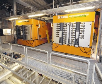 Les deux chaudières Schmid à vapeur de 5 MW pièce