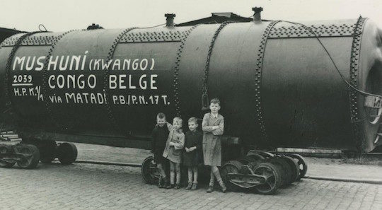Chaudière en partance pour le Congo Belge, photo Vyncke