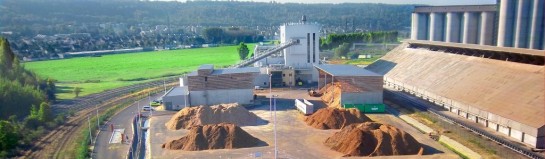 Panorama centrale biomasse Saipol Grand Courrone