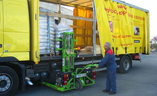 Chariot embarqué Transmanut des Ets Guillemeau