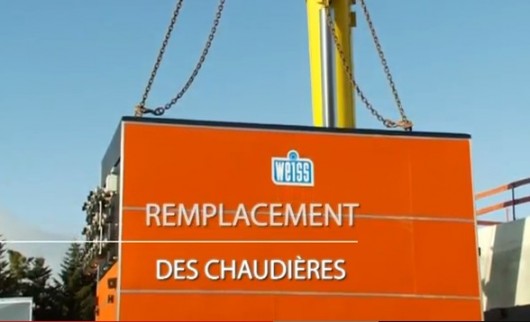 Mise en place de la chaudière Weiss-France