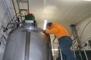 Le convertisseur utilise des catalyseurs et de la chaleur