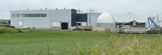 Artois Méthanisation au bord du canal du Nord, photo Frédéric Douard