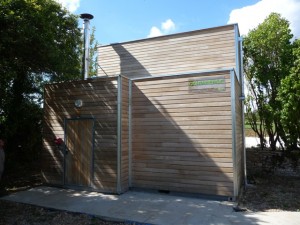 Chaufferie à plaquettes Containergie 200kW de Courcelles sur Aujon, photo Yannick Stadelmann, Hargassner France
