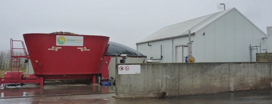 Installation de méthanisation de déchets de chicons à Nivelles, photo Frédéric Douard
