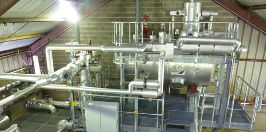 Condenseur et bâche alimentaire, photo Polytechnik