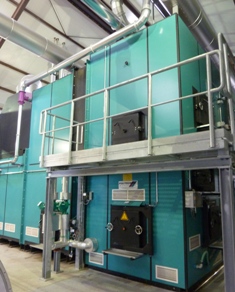La chaudière de 4 MW, photo Polytechnik