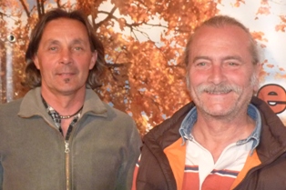 Messieurs Arnod de la SIIM et Béraud de Top Pellet, photo Frédéric Douard