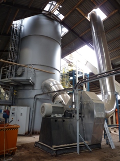 L'électrofiltre en voie humide, photo Frédéric Douard