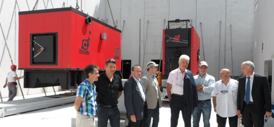 Pose des chaudières du Puy en Velay