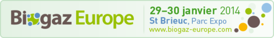 Bandeau biogaz europe 2014