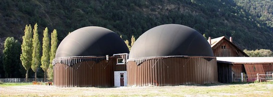 Installation de biogaz agricole en Suisse, photo Biomasse Suisse