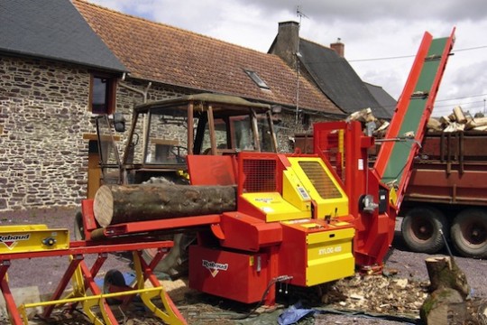 Nouvelle fendeuse pour bois de chauffage