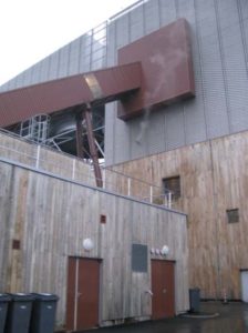 Arrivée du combustible à la centrale de Rennes, photo Abibois