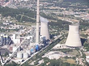 Vue aerienne de la Centrale de Provence