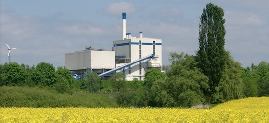 Centrale de cogeneration au bois de Recklinghausen en Allemagne, 16 MWe, photo Okotech GmbH