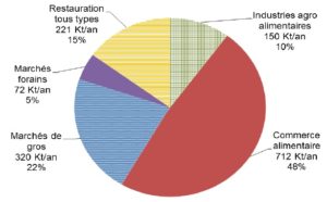 Gisement des biodéchets des gros producteurs en France, ADEME 2013