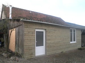 La chaufferie du Gaec de Plomelle, photo FDCUMA Basse Normandie