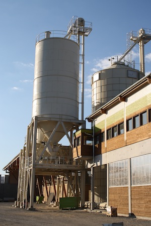 Usine de granulation des Ets Farges à Egletons, photo Piveteau Bois