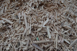 La matière première des briquettes avant broyage, photo Frédéric Douard