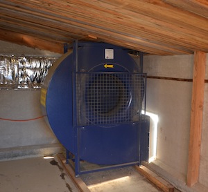 Le ventilateur Lauber, photo Frédéric Douard