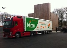LIvraison de bois par la société BEMA à la chaufferie du Bout des Landes à Nantes, photo Atlanbois