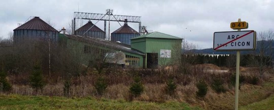 La plus ancienne usine de granulation de bois en France encore en activité, aujourd'hui SOFAG, photo Frédéric Douard